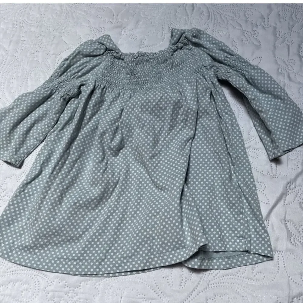 Gap Smocked Full Sleeve Dress 18m